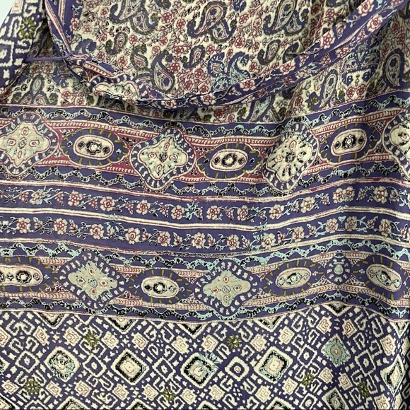 Anthropologie One September Purple Paisley Maxi Dress - Picture 10 of 11